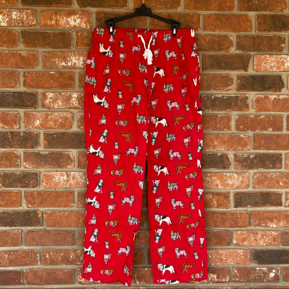 Old Navy Christmas Dog Flannel PJ Pants (M)